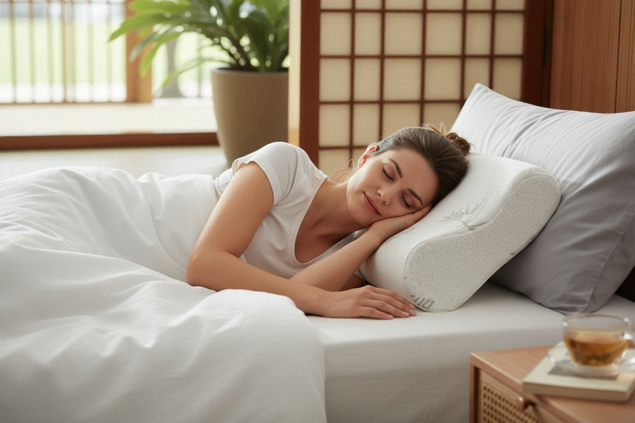 Oreiller Thérapeutique - Bambou & Mémoire de Forme